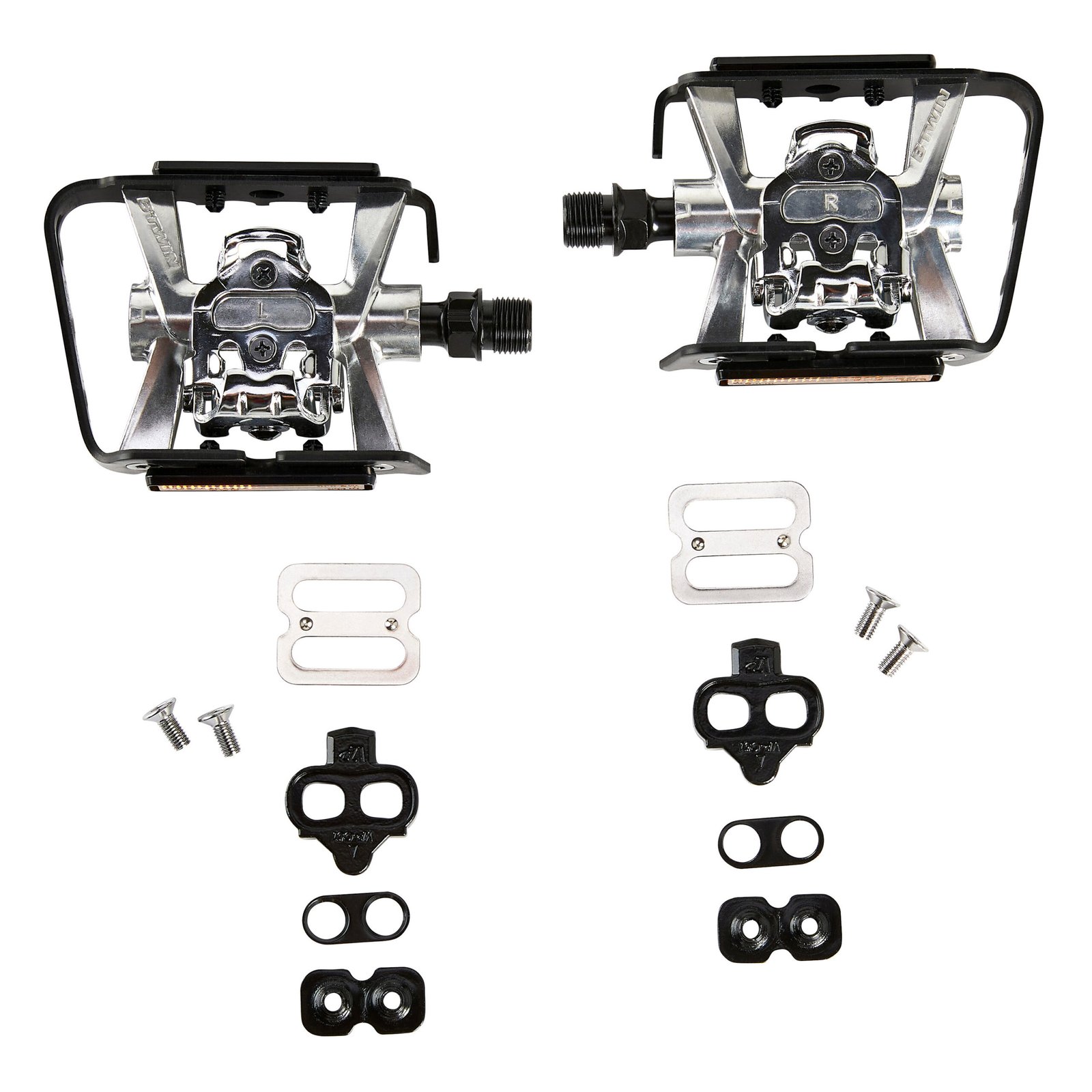 MTB clip-in pedals 500 - Black